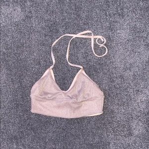 AMERICAN EAGLE AERIE REAL OBSESSED HALTER BRALETTE